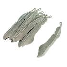 10pc Vintage Metal Feather Book DIY Beading Reading Favor