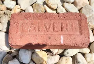 OLD VTG antique Brick reclaimed Stamped Calvert - Picture 1 of 4