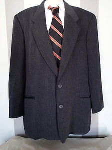 giorgio armani LE COLLEZIONI   44  SUIT JACKET BLAZER CHARCOAL D - Picture 1 of 11
