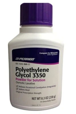 Polietilenglicol 3350 - Padagis - Polvo para solución - 8,3 OZ - CADUCIDAD octubre 2025 Foto 1 de 2