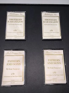 THE ONE HUNDRED GREATEST BOOKS 4 cassette tapes Brothers Karamazov/Fathers & Son - Picture 1 of 6