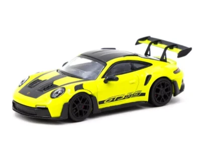 1/64 Porsche 911 992 GT3 RS 2022 Acid Green Model Minichamps x Tarmac 643062108 - Image 1 of 4