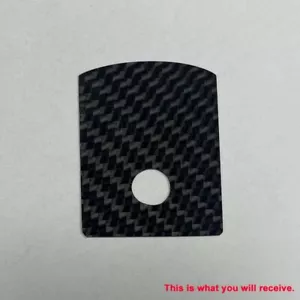 Carbon Fiber Electronic Parking Button Cover for Maserati GranTurismo 2008-17 - Picture 1 of 7