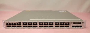 Cisco Catalyst WS-C3850-48T-S 48x 1GbE RJ45 Port Managed Switch + C3850-NM-4-1G - Picture 1 of 10