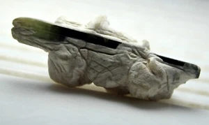 20 CT Ethereal Rare Bicolor Tourmaline In Flower Shape Mother Rock From Aghanist - Picture 1 of 8