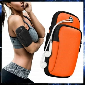 FASCIA DA BRACCIO SPORTIVA PORTA CELLULARE SMARTPHONE UNIVERSALE SPORT RUNNING - Zdjęcie 1 z 4