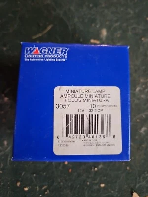 NEW Wagner 3057 Miniature Light Bulb 12V (10) - Image 1 of 4