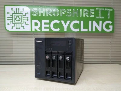 QNAP TS-453A Network Attached Storage 4 Bay NAS  No Hard Drives - TESTED WORKING - Image 1 of 4