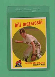 1959 Topps Pittsburgh Pirates Bill Mazeroski # 415 EX Tough Card !!! - Picture 1 of 1