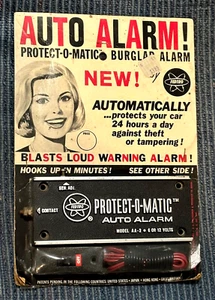Fedtro Auto Burglar Alarm Protect O Matic 1960s - Vintage - Hot Rod - - Picture 1 of 6