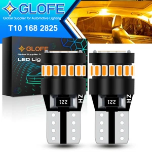 GLOFE Amber W5W 175 2825 168 194 T10 21SMD LED Parking Light Bulbs Bright CANBUS - Foto 1 di 6