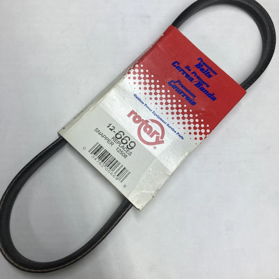 V-Belt fits Snapper # 1-0849 1-1887 10849 12508 7010849 7012508 | 3/8" x 25.7 - Image 1 of 3