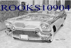1969 Ford Mustang Boss 429 CLASSIC CAR ART PRINT - Picture 1 of 1