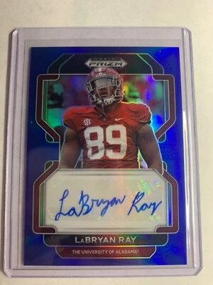 2023 Panini Prizm Draft Picks 2022 Update Blue /149 LaBryan Ray #RA-LRA Auto - Image 1 of 2