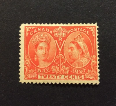 BroadviewStamps Canada Jubilee #59 MH F-VF.  Gum bend & small crease.  CV$330 - Image 1 of 2