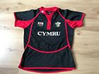 WALES MANAV RUGBY SHIRT JERSEY KIDS Large