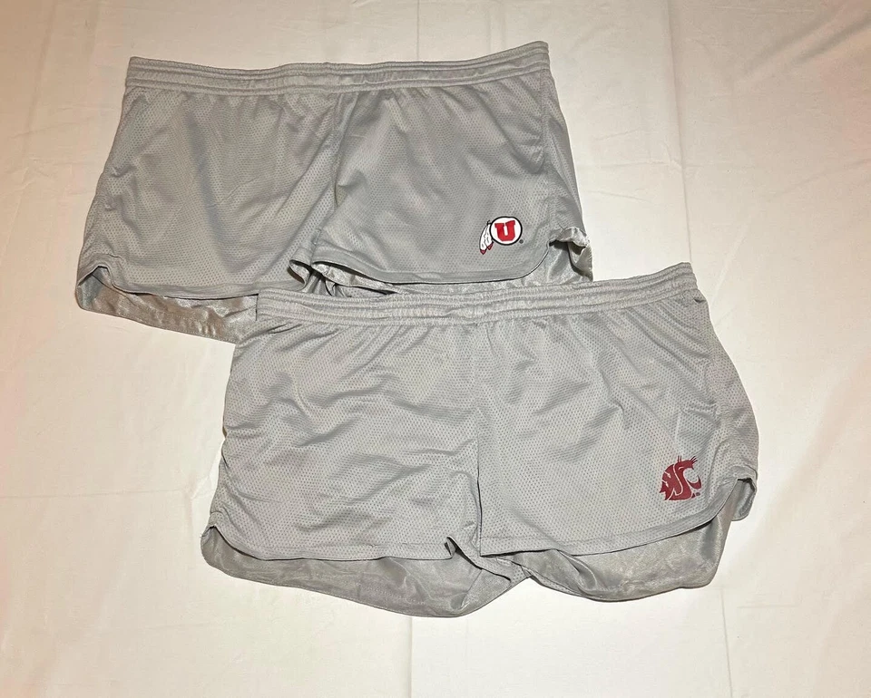 Pro Edge Womens XL 15 Washington/Utah University Gray Athletic Mesh Shorts - Image 1 of 1
