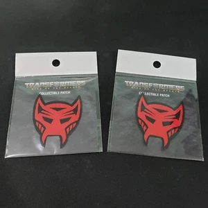 2x Transformers Rise Of The Beasts AMC Cinema Collectible Limited Edition Patch - Picture 1 of 3