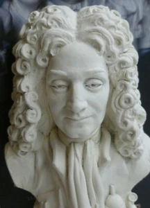 CHRISTOPHER WREN Plaster Bust Famous Faces Collection by the Modern Souvenir Co - Picture 1 of 6