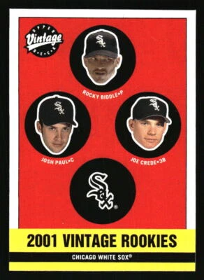2001 Upper Deck Vintage #363 Ryan Vogelsong/Juan Melo/Chad Zerbe Foto 1 de 2