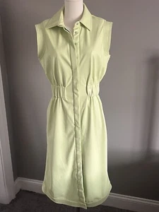 NUEVO CON ETIQUETAS $249 Vestido House of Harlow Verde Lima Cuero Vegano Shopbop Revolve Talla S - Imagen 1 de 7