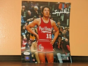 Lenny Wilkens Signed Autograph 8x10 Photo JSA Certified Trail Blazers Auto - Picture 1 of 3