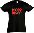 Blood Disco Kids Girls T-Shirt Glow Wrestling Movie Zoya Meat Grinder Symbol