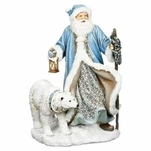 Papá Noel romano con oso polar y linterna-633269 - Imagen 1 de 1