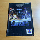 Nintendo 64 N64 Instruction Manual Only - Star Wars Shadows of the Empire