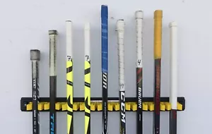 Stick Check Hockey Stick Rack! Holds 9 Sticks, Made in Canada Sticks Arena Home - Picture 1 of 9