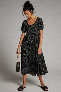 NWT FAITHFULL THE BRAND Sz M US 6 MORGANA MIDI DRESS IN EVELINE FLORAL PRINT - Picture 1 of 5