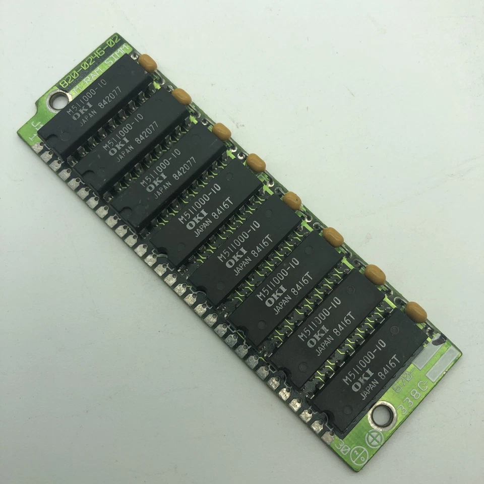 1988 Apple / MAC 30pin 1MB RAM Simms #820-0246-02 1x8 Rare Vintage Memory - Image 1 of 4