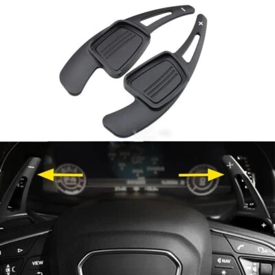For Audi A3 A4 B9 SQ2 Q3 Q5 Q7 Steering Wheel Paddle Shifter Extension Accessory - Image 1 of 4