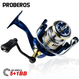 5.2:1 Gear Spinning Fishing Reel 5-6KG Max Drag Reel 5+1BB Full Metal Spool Tool - Picture 1 of 17