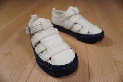 Polo Ralph Lauren Bryn Fisherman II Crema Azul Marino Niño Pequeño Talla 9 Lona Nuevo Foto 1 de 4