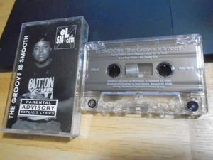RARE OOP El Smooth CASSETTE TAPE Groove is Smooth gangsta rap hip hop DETROIT 92 - Picture 1 of 2