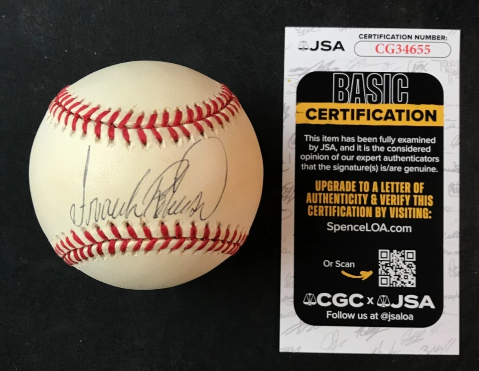 Frank Robinson Signed Rawlings Ball JSA w/COA #20 MLB C Reds/C Indians HOF 1982! - Image 1 of 4