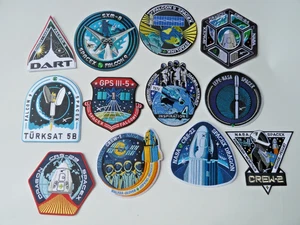 12 Lot Authentic SpaceX Test Flight Crew Employee Patch - Picture 1 of 13