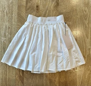 If It Were Me Damen weißer Plissee-Skort Größe Small - Bild 1 von 4