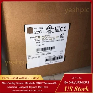 NEW IN BOX PowerFlex 400 55 kW 75HP AC Drive 22C-D105A103 FAST SHIP#RX - Picture 1 of 7