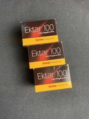 3 Rolls Kodak Professional Ektar 100 Color Negative Film - Expired 2011 - Image 1 of 2