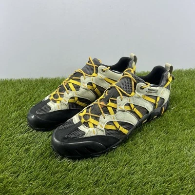 Zapatos de senderismo Merrell Continuum Waterpro Vibram para hombre gris/amarillo talla 11 Foto 1 de 4