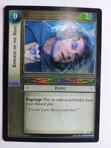 LOTR TCG Two Towers KNOCKED ON THE HEAD 4C308 FOIL LP - Picture 1 of 1
