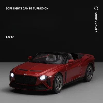 1:32 Bentley Bacalar Convertible Diecast Coche Modelo Sonido y Luz Juguete Coleccionable Foto 1 de 4