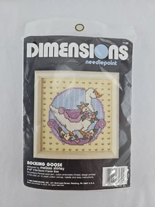 Dimension Needlepoint Rocking Goose Perserwolle Garn 1989 Neu - Bild 1 von 4