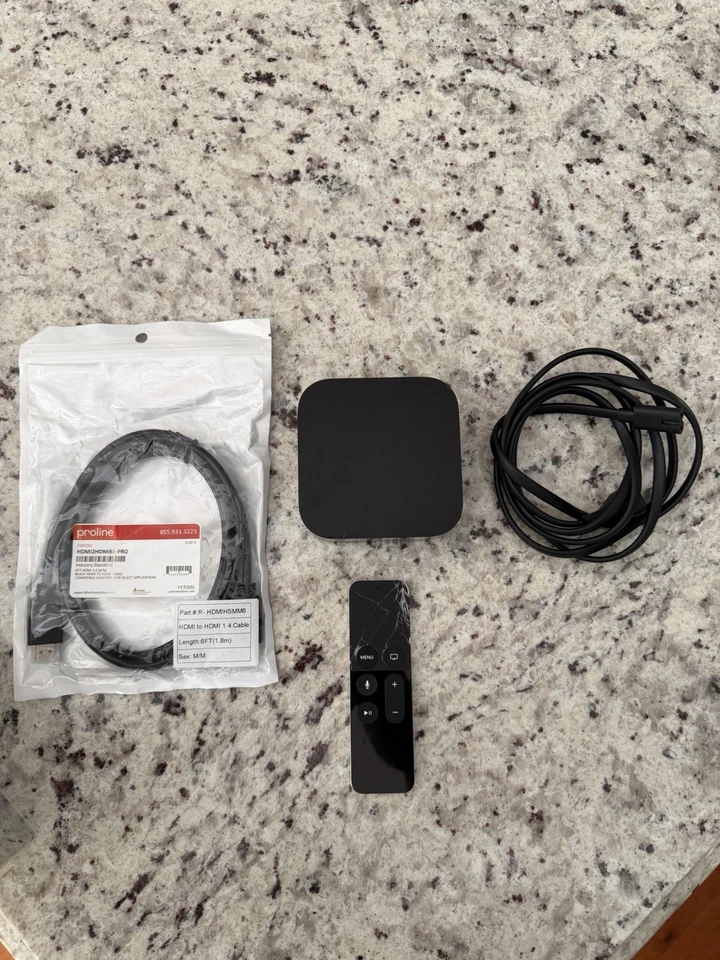 Apple TV A1625 4th Generation 64GB with Remote - Image 1 of 1