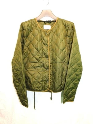 Chaqueta acolchada de plumón REI XL para mujer verde fatiga Wallace Lake acolchada frontal a presión Foto 1 de 4