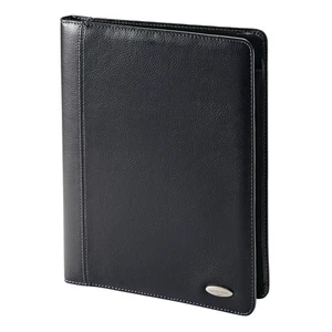 Samsonite Vinyl Bi-Fold Writing Pad, 12 1/4" x 10" x 1", Black - Picture 1 of 2