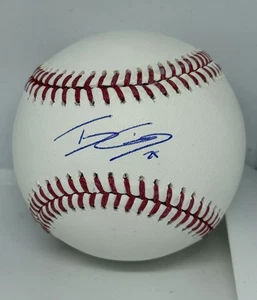 TJ Friedl Cincinnati Reds signed Official MLB Baseball Ball Beckett Witnessed - Picture 1 of 2