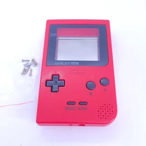 Original Nintendo Gameboy Pocket Gehäuse mit Tasten und Gummis ✩ Rot - Picture 1 of 6
